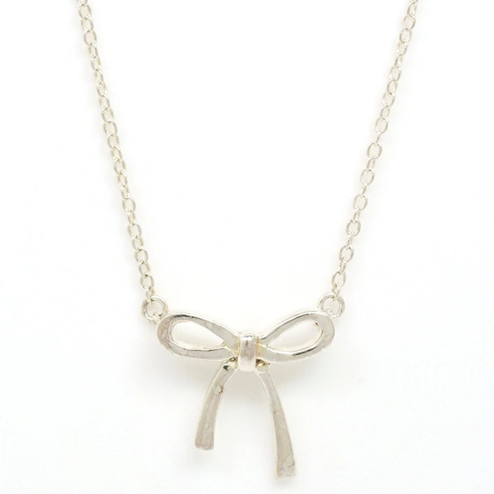 Tiffany Bow Silver Pendant